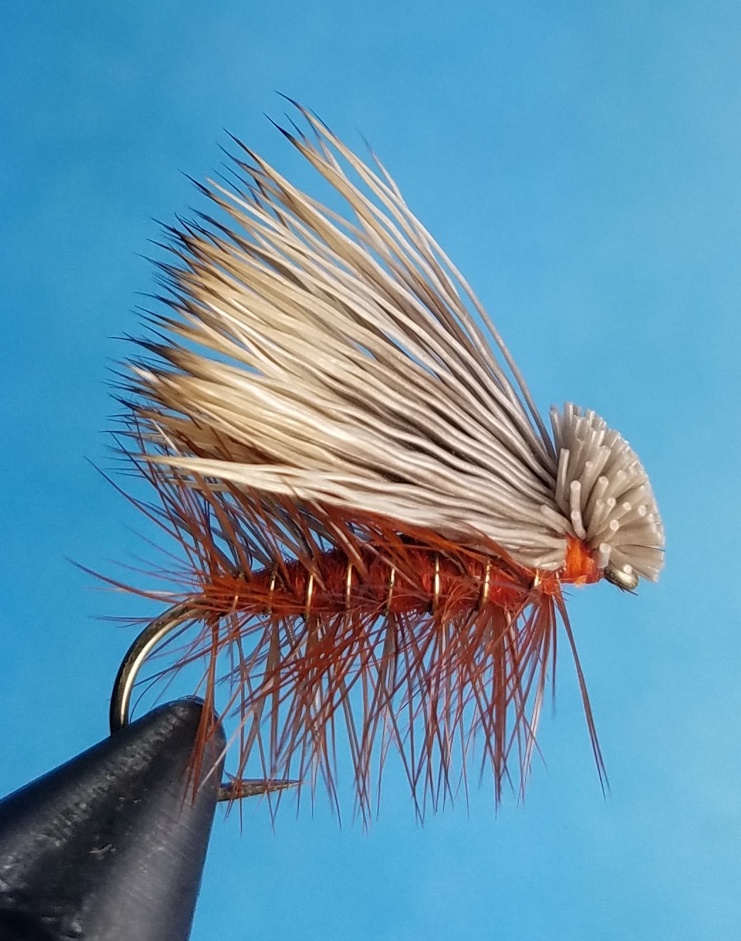 Elk Hair Caddis - Orange - Click Image to Close
